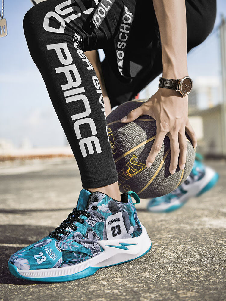 詹姆斯13代鸳鸯篮球鞋科比高帮球鞋学生防滑运动鞋nba欧文6战靴