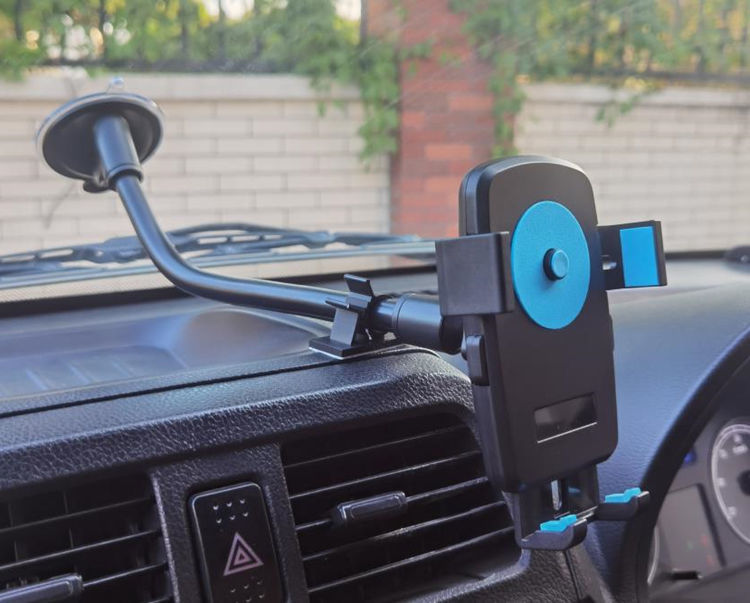 大货车手机导航支架车载卡扣式加长吸盘皮卡汽车面包车固定通用型g款