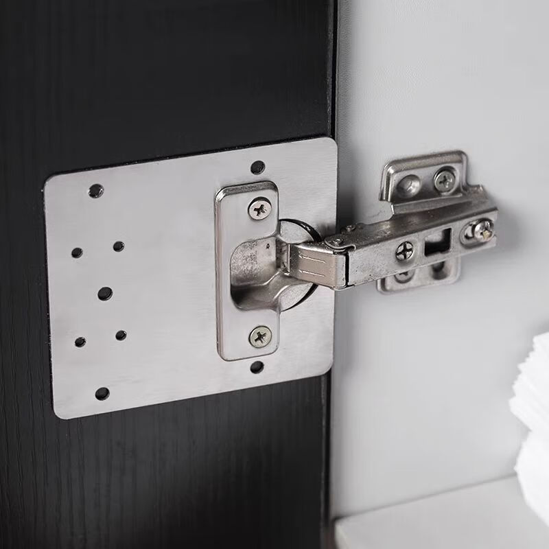 合叶固定板柜门合页修复板铰链板修复神器加固板合页安装板垫板修补板