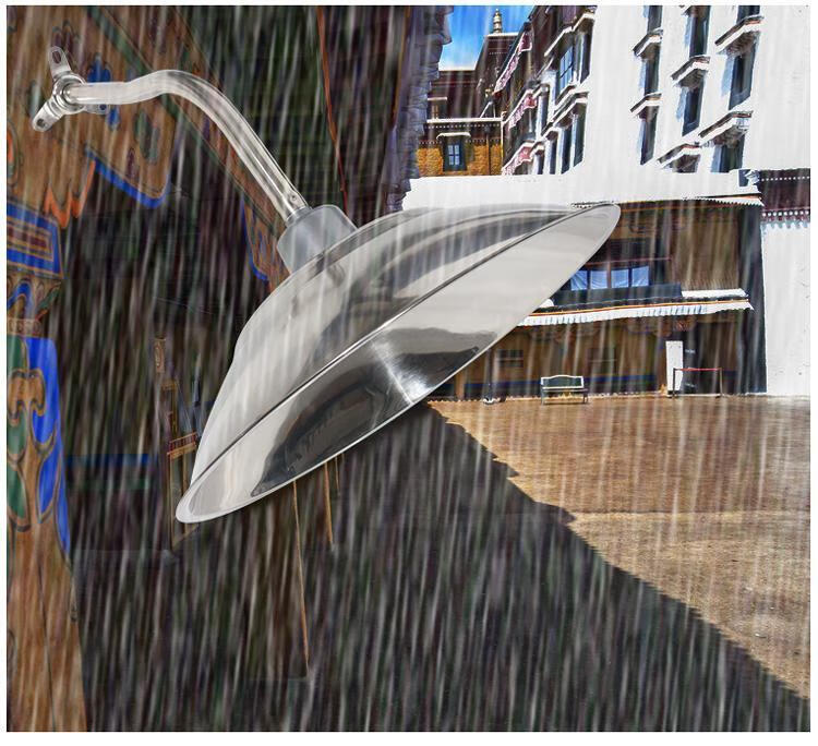 防雨罩户外露天小区庭院围墙路35cm不锈钢灯杆36cm不锈钢灯罩收藏加购