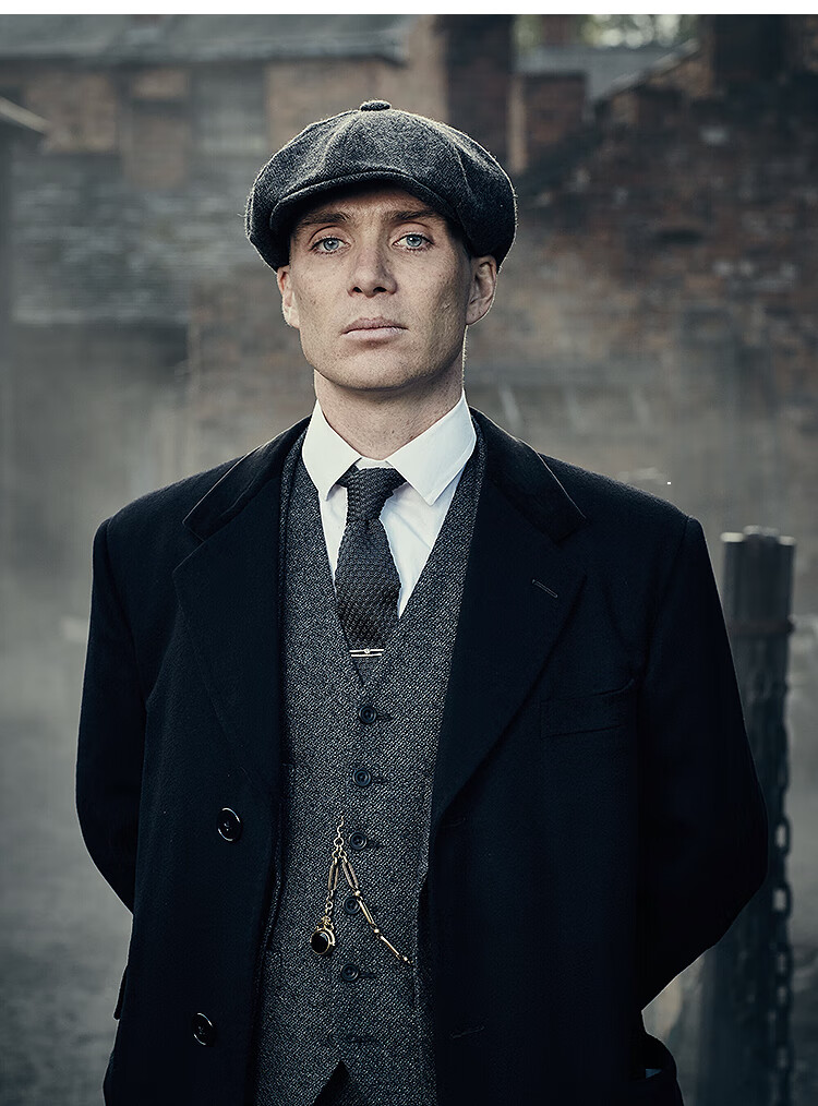 jeep吉普高档精品浴血黑帮羊毛复古八角帽男剃刀党英伦