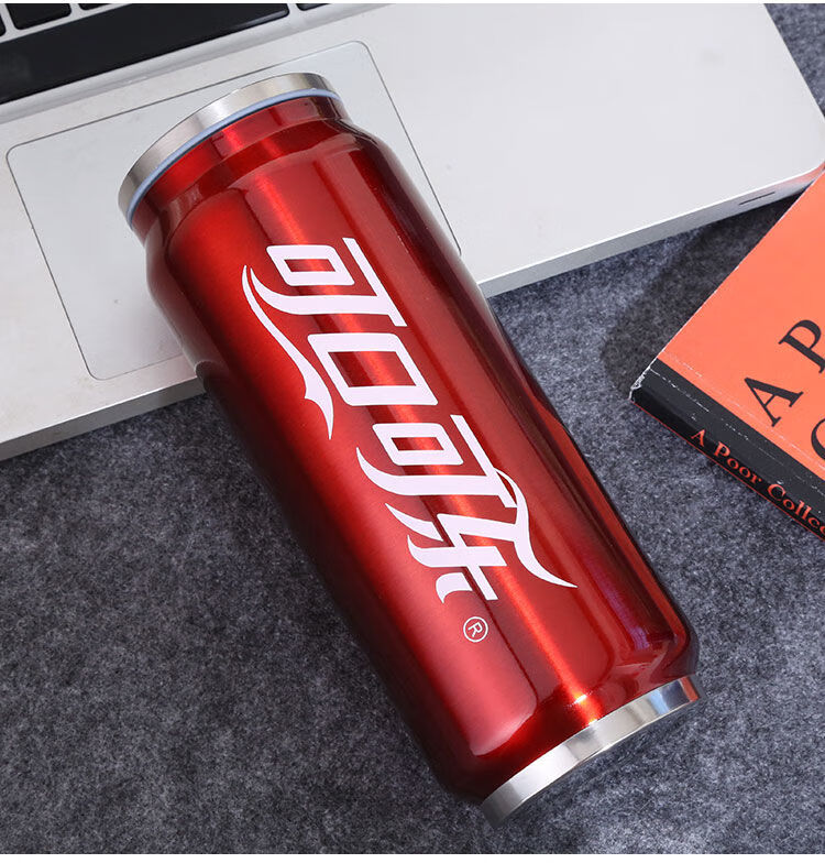 精选个性可乐水杯不锈钢易拉罐保温杯创意网红便携式吸管杯子男女学生