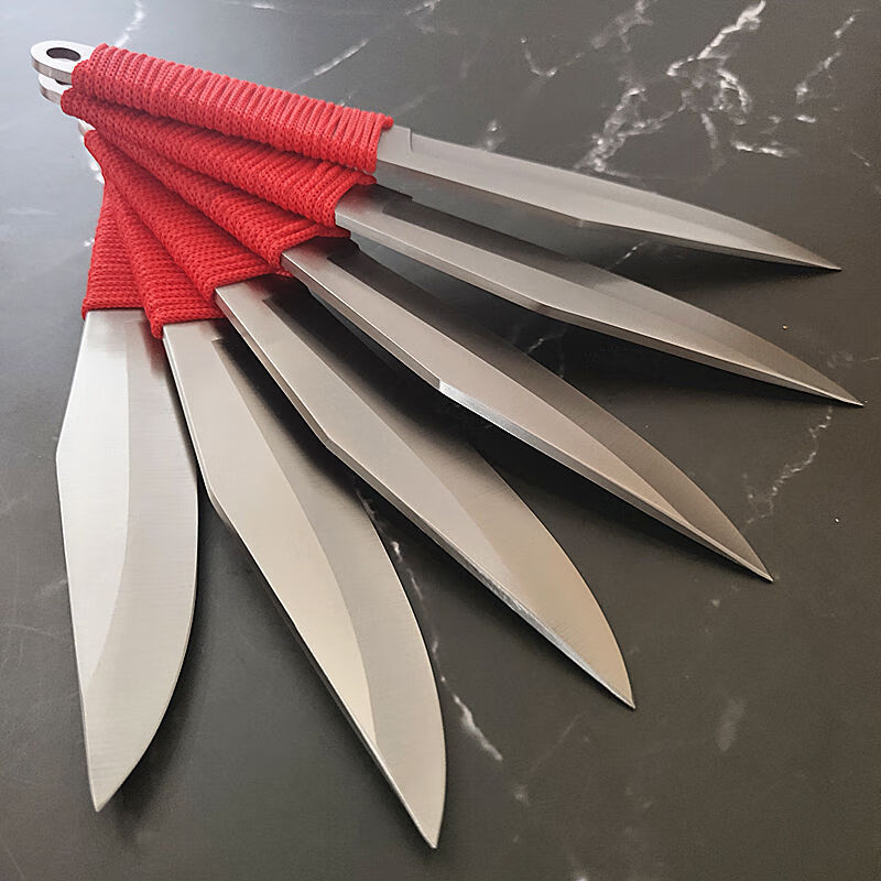 户外运动传统飞镖投掷刀旋飞直飞训练练习飞镖手里剑飞刀茶刀 追星-3