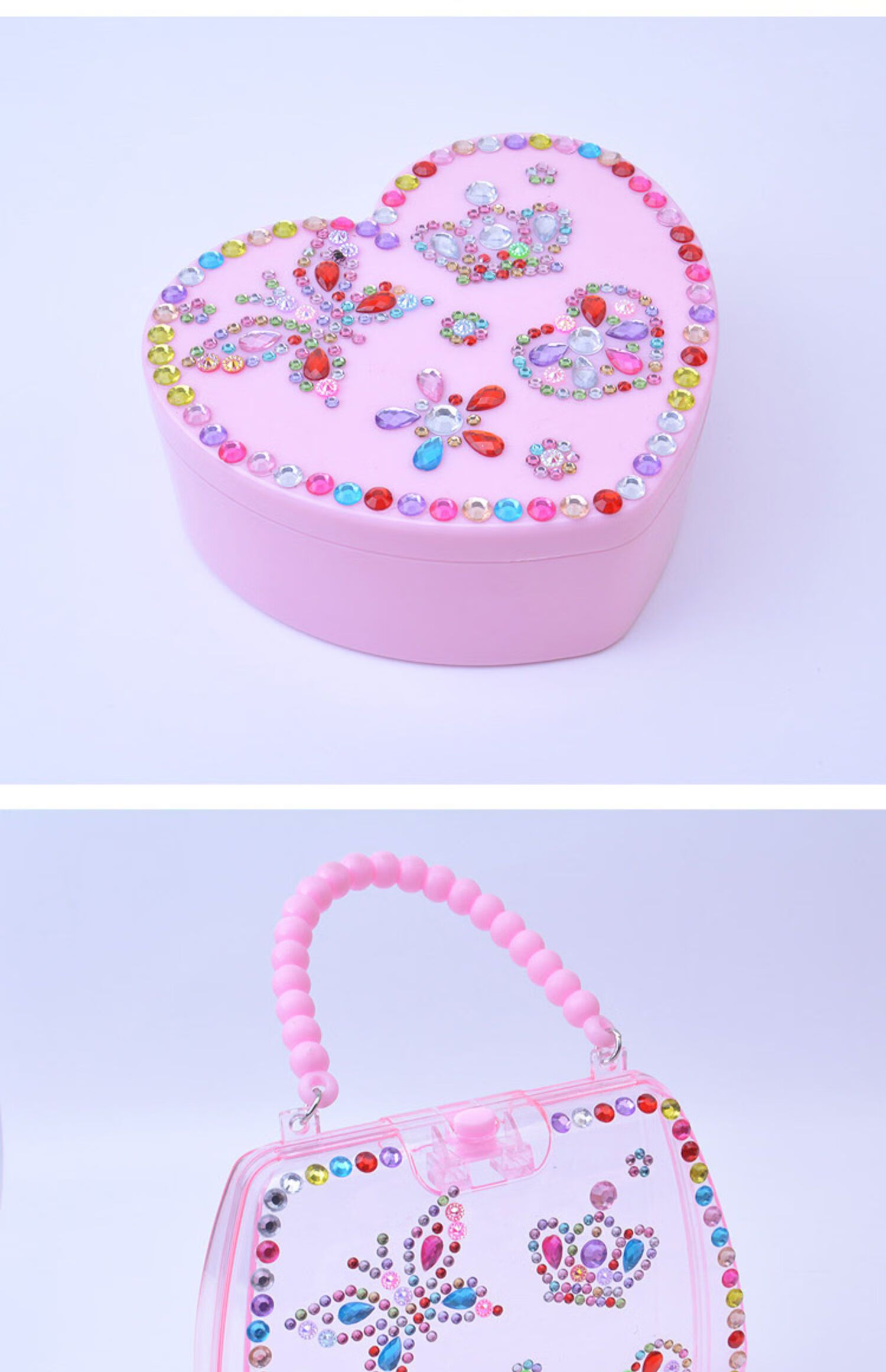 儿童宝石贴纸水晶钻石卡通贴贴画公主女孩3d立体奖励粘贴装饰玩具组合