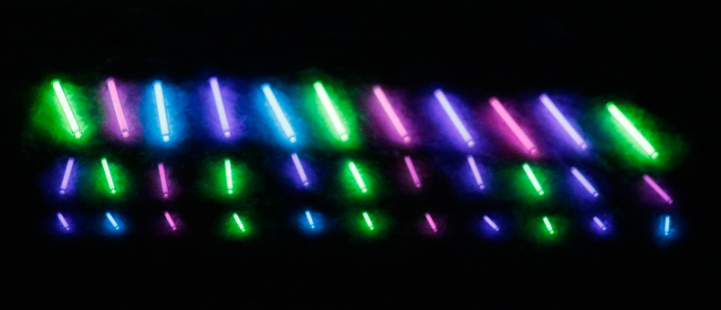 喜力和真氚气灯氚气管瑞士进口自发光中号氚气管夜光氚气灯指尖陀螺