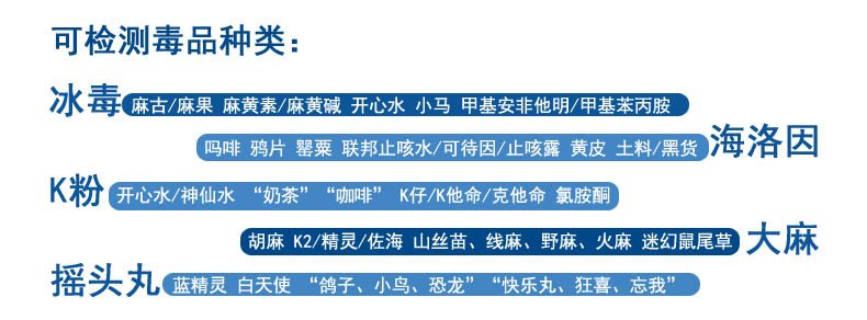 隆基尿检板吸毒尿检试纸五合一多项验毒纸检吸毒检纸测毒溜冰验毒测毒