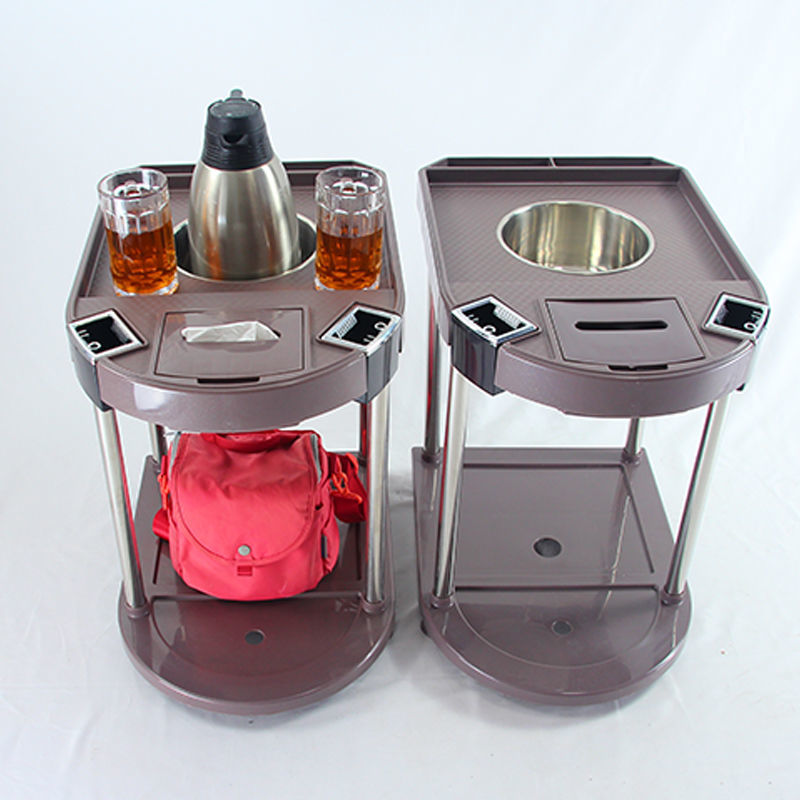 麻将机茶几棋牌室专用茶水架烟灰缸加厚塑料茶几桌角小几配件a8升级版