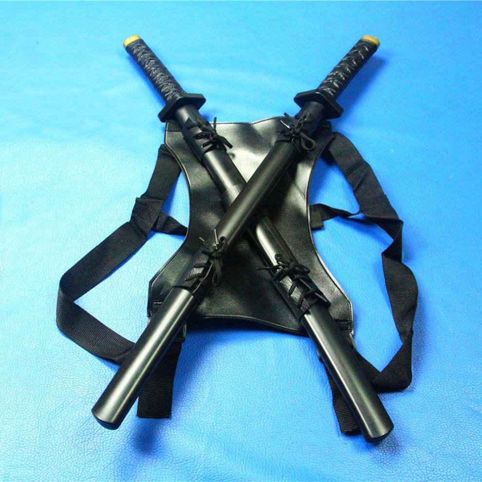 【京优选】皮制刀剑腰带皮带 刀剑扣 挂腰间 皮制腰挂背带 布袋子