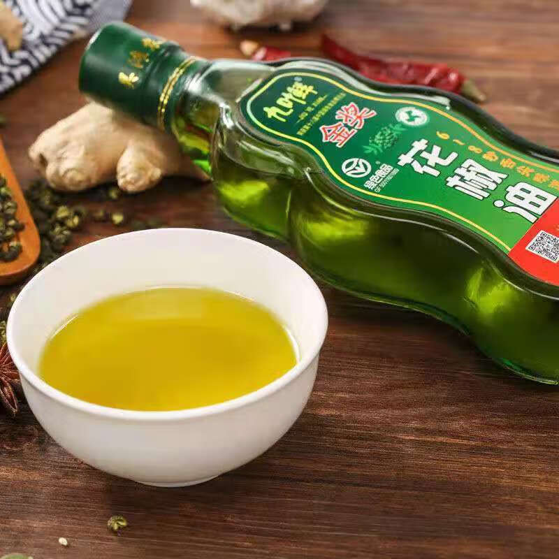 青花椒新鲜特麻花椒油四川正宗川味青花椒油食用麻油商用调料批发九叶