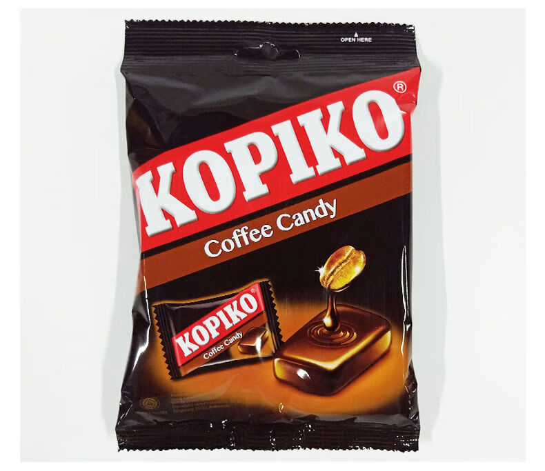 kopiko可比可咖啡糖特浓咖啡味硬糖果卡布奇诺压片即食