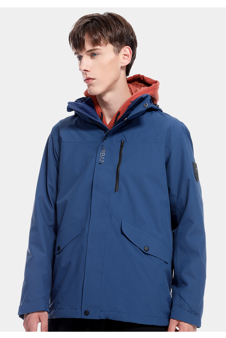 骆驼户外冲锋衣男女潮牌三合一可拆卸防风防水外套服装 a9w118234