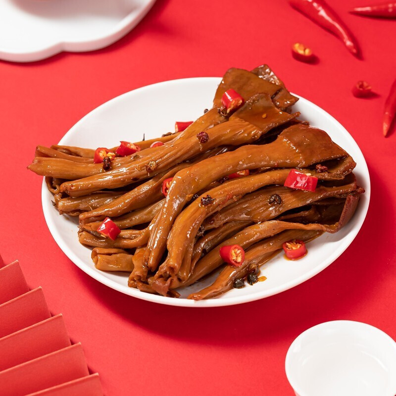 鸭板肠160g/袋 麻椒经典卤味休闲食网红鸭货温慢卤芳辛麻辣川蜀味道下