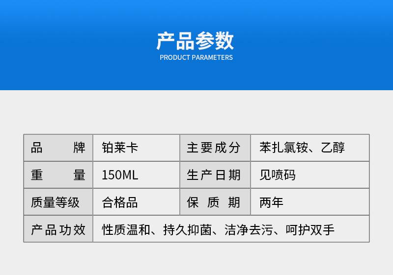 免洗酒精洗手液成分图片