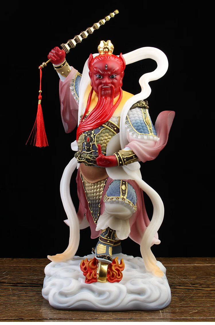 春风先生 轻奢高端汉白玉王灵官神像天王君树脂佛像护法道教居家供奉