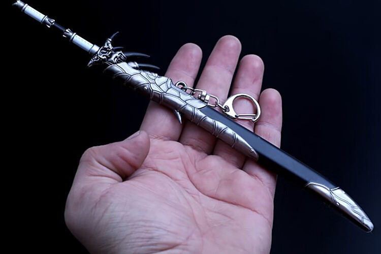 定制怪物猎人周边金属摆件里奥雷乌斯雄火龙剑合金模型雄火龙剑22cm