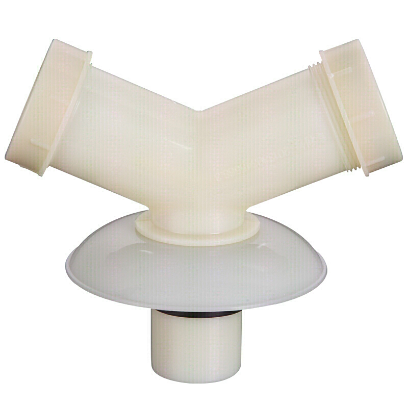 下水三通连接水盆和洗衣机 y型下水管三通卫生间洗衣机洗手面盆池