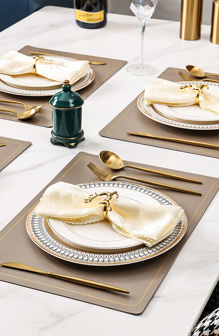 品质好物轻奢西餐盘套装创意样板间餐具盘子感风牛排刀叉盘子组合丹麦