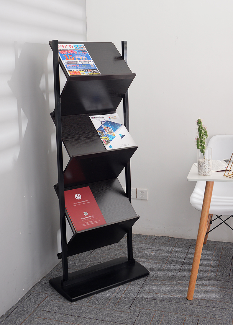 售楼部资料架落地式展示架立式户型图单宣传册架子银行报刊杂志架通达