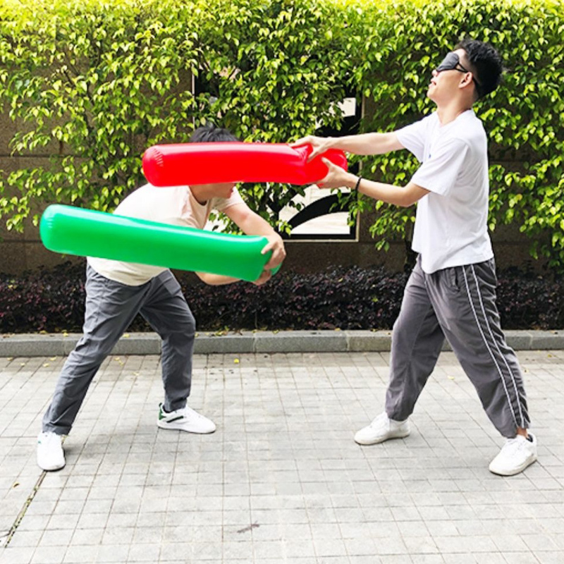 蒙眼互打棒蒙眼互打空气棒枕头大战小游戏活动道具集体拓展趣味聚会抖