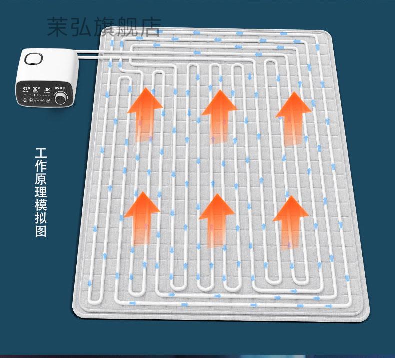 恒温热水床垫绒王水暖电热毯家用单人双人安全水循环水热床垫炕智能调