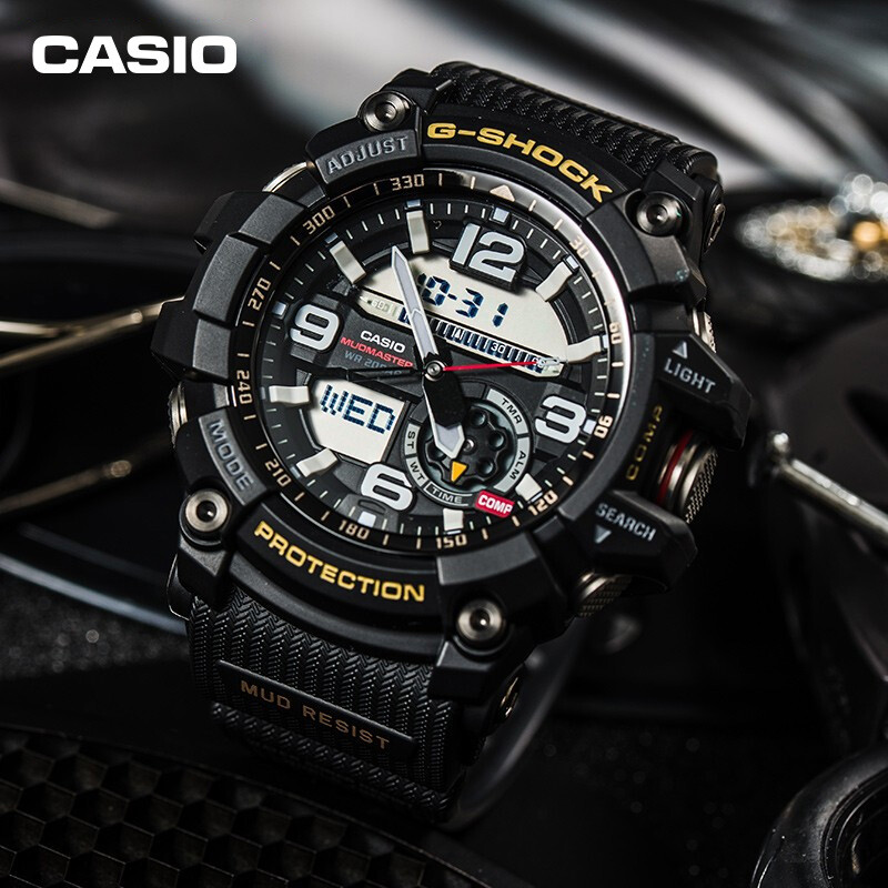 casio卡西欧男表g-shock gg-1000小泥王系列陆之悍者双重感应运动电子