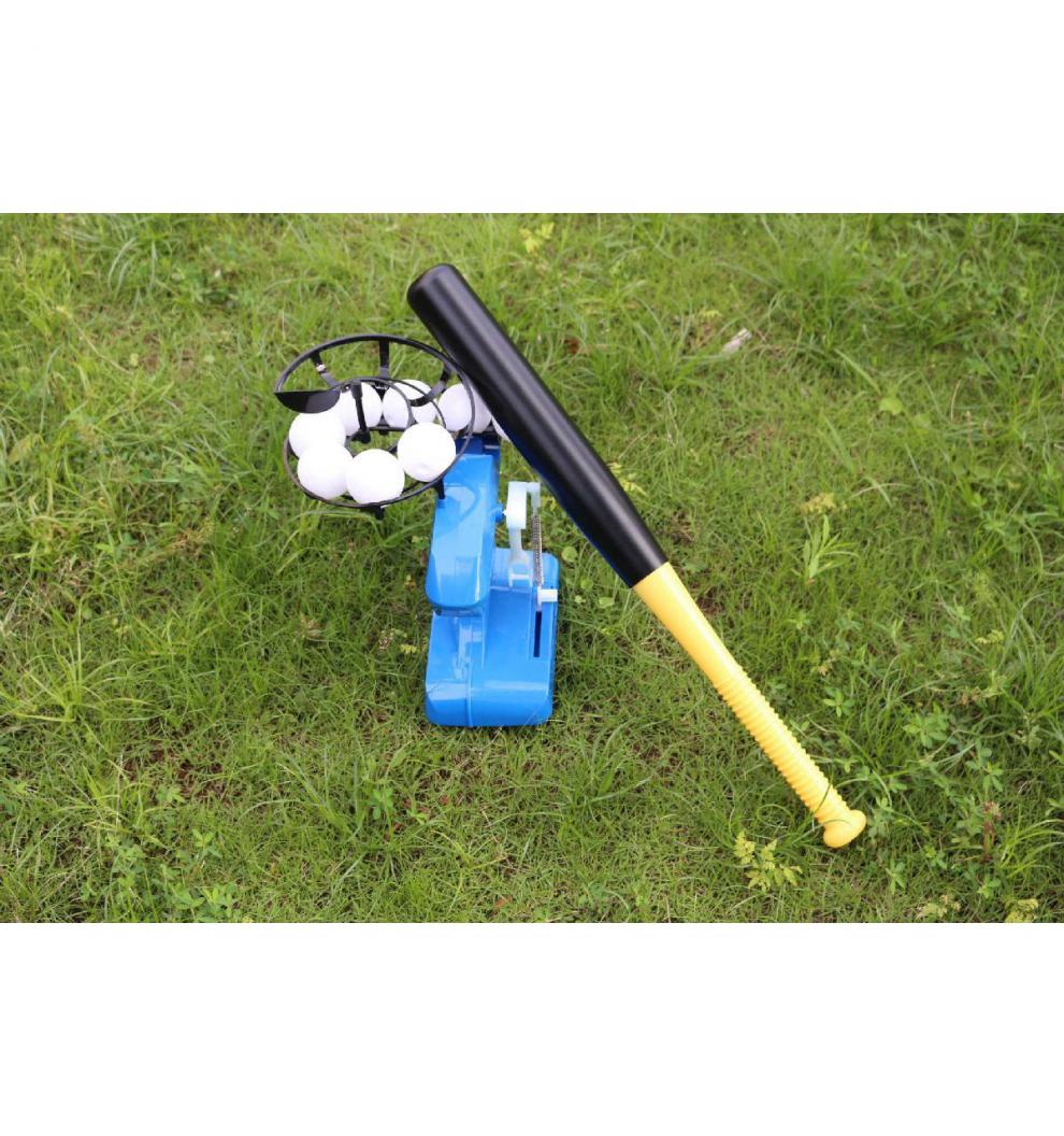 棒垒球发球机棒球自动户外亲子互动迷你儿童棒球机玩具红色