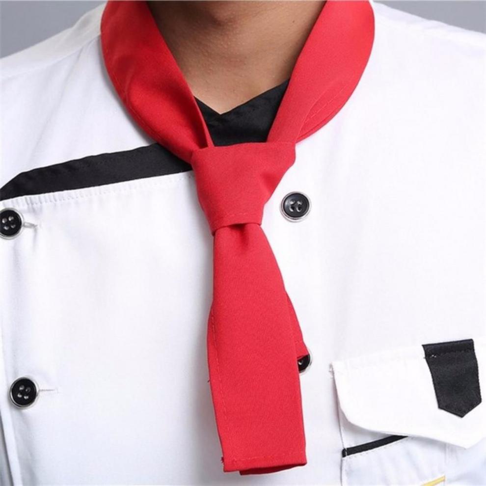 领花厨师汗巾 围巾 配饰 领巾 厨师领结咖啡西餐厅酒店厨房服饰配