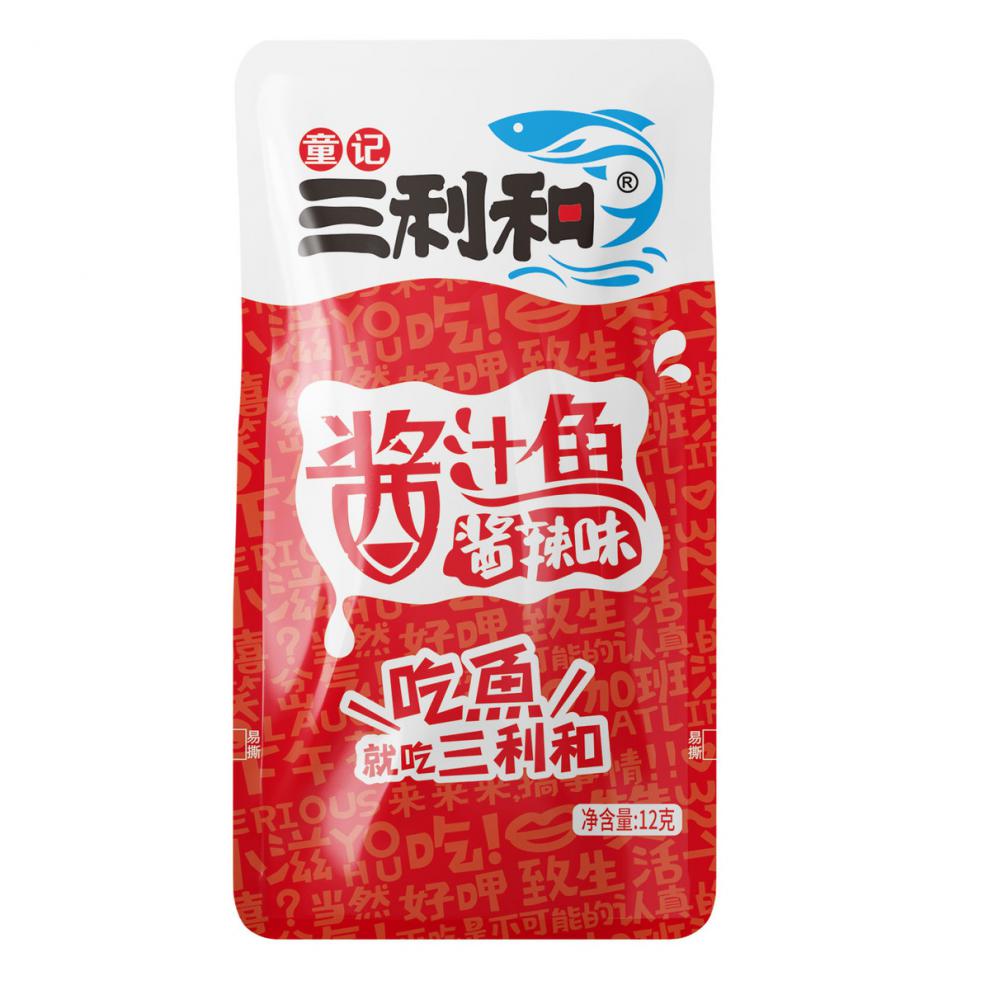 酱汁鱼仔下酒菜休闲零嘴12g湖南特产小鱼干批发小黄鱼