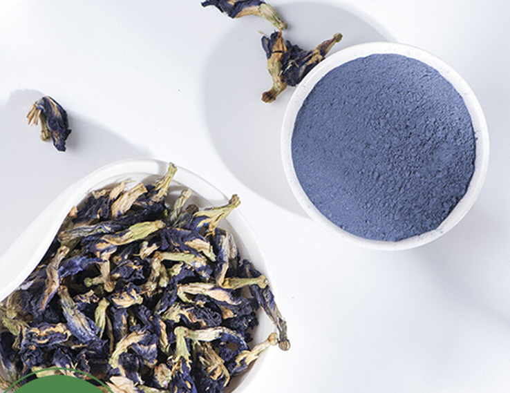 蝶豆花粉食用色素面点烘焙食用饮品奶茶店250g天然蓝色妖姬250g蝶豆花