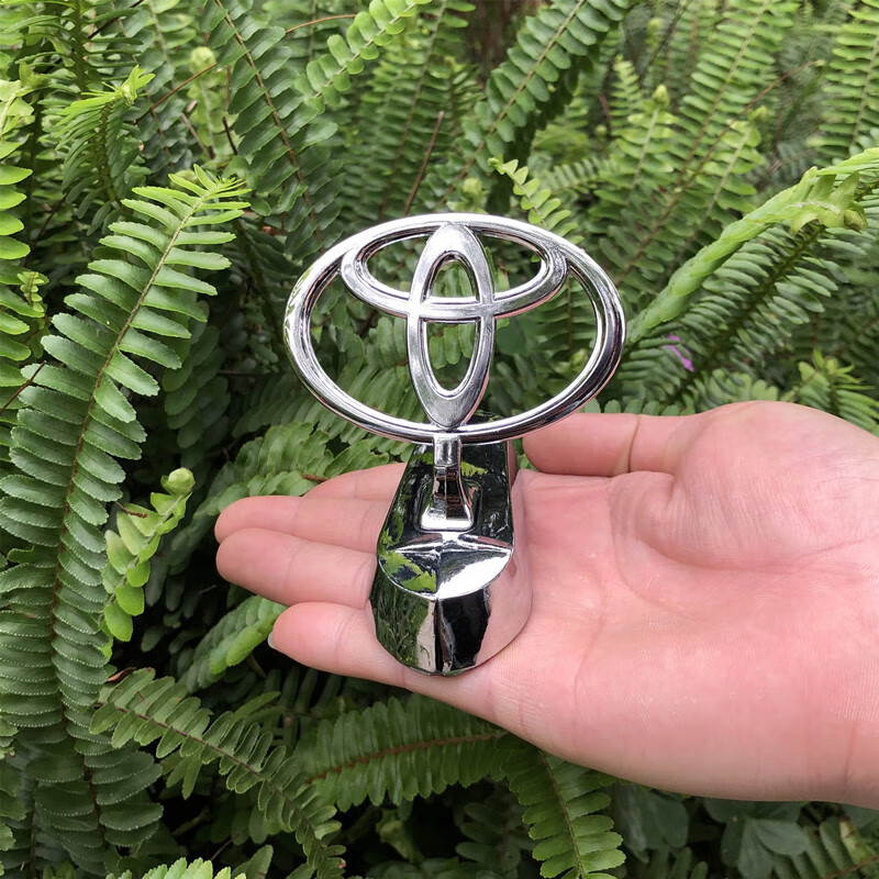 tyui适用于丰田车标车头立标卡罗拉凯美瑞威驰雷凌金属装饰引擎盖立标