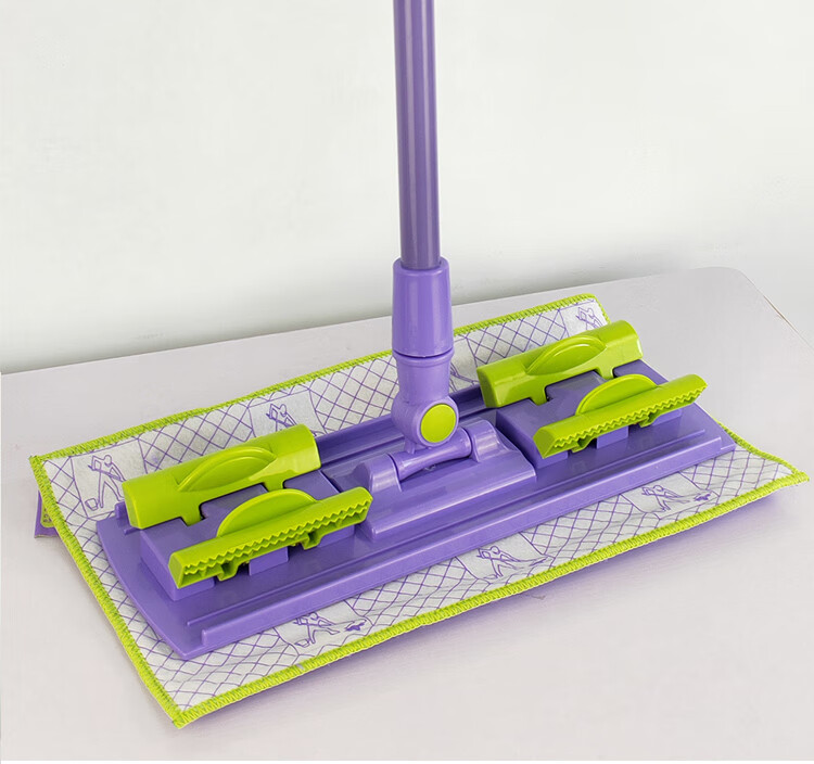 亿丽佳平板拖把亿丽佳多功能吸水地板擦直杆平推夹固式拖把加厚墩布