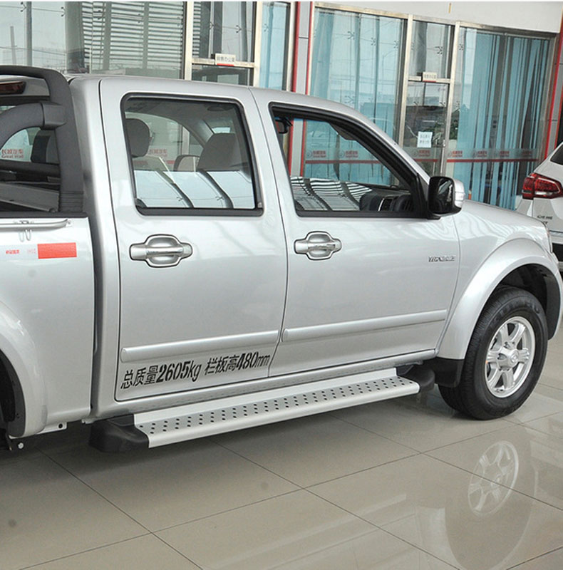 踏板长城风骏765欧洲加长版皮卡专用侧踏板风骏7圆颗粒加厚踏板对装