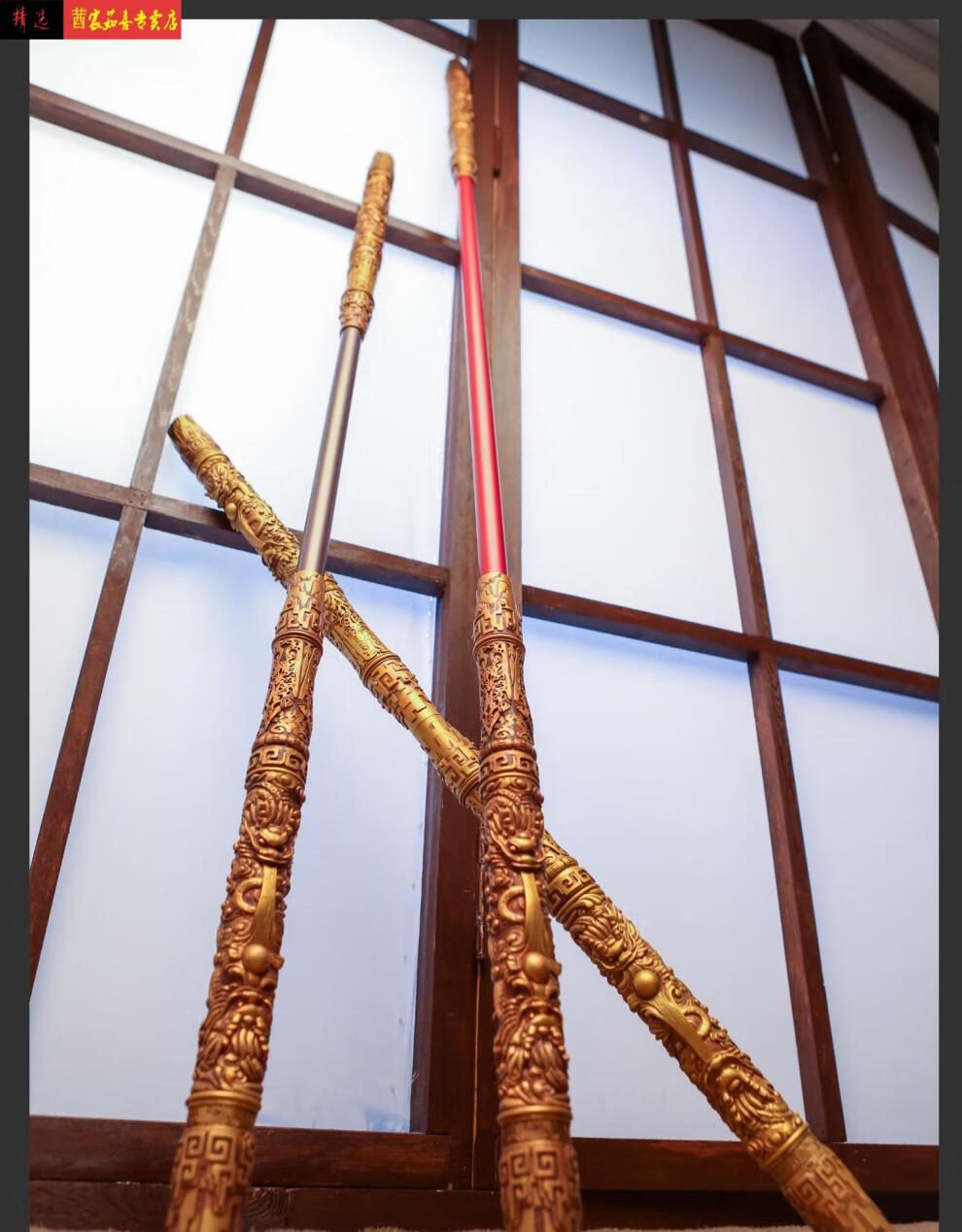 伸缩金箍棒防身新品可伸缩金箍棒男孩玩具齐天大圣孙悟空合金材质