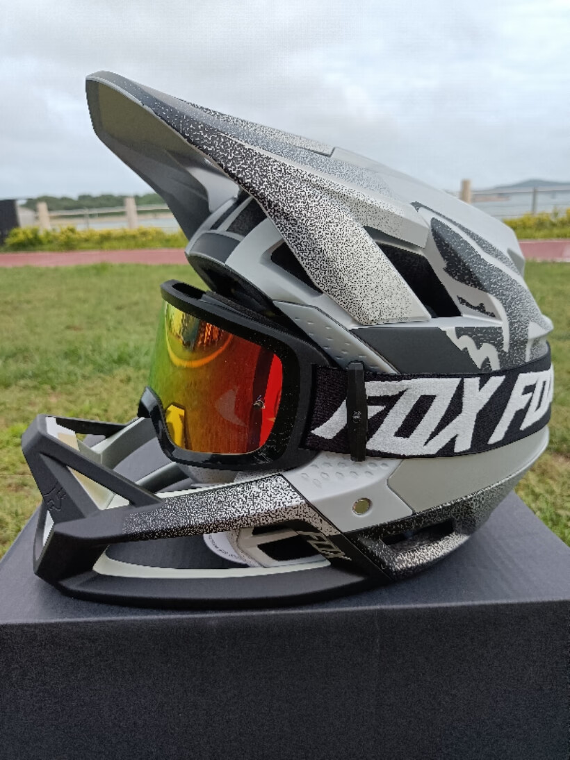 德国fox山地越野速降全盔泵道儿童平衡车proframe自行车头盔xcdh成人