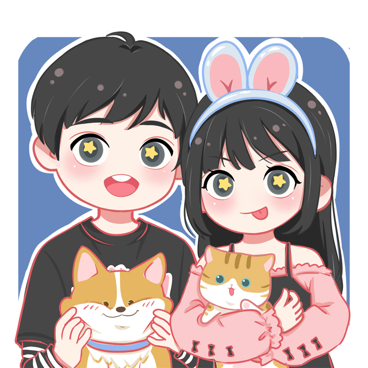 高端微信头像设计手绘头像定制情侣宠物设计动漫画真人照片转q版卡通