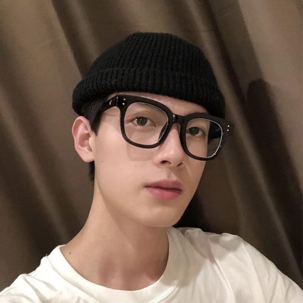 韩版复古方形镜框男潮眼镜帅气防蓝光大脸粗黑框眼镜架近视带度数 亮