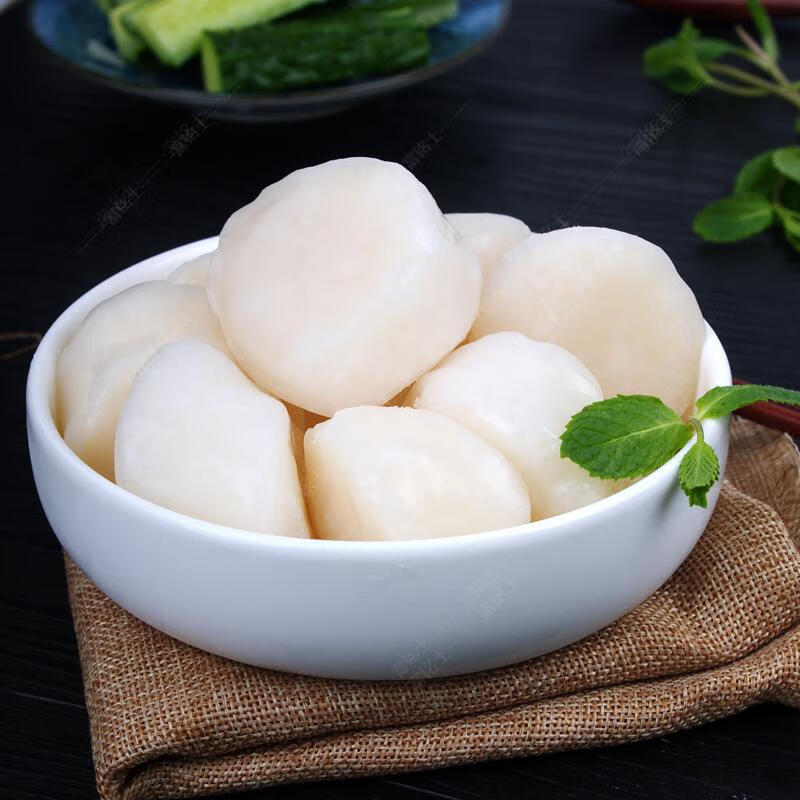 富铭士 北海道帆立贝柱500g瑶柱元贝刺身带子海鲜辅食扇贝肉大号 500g