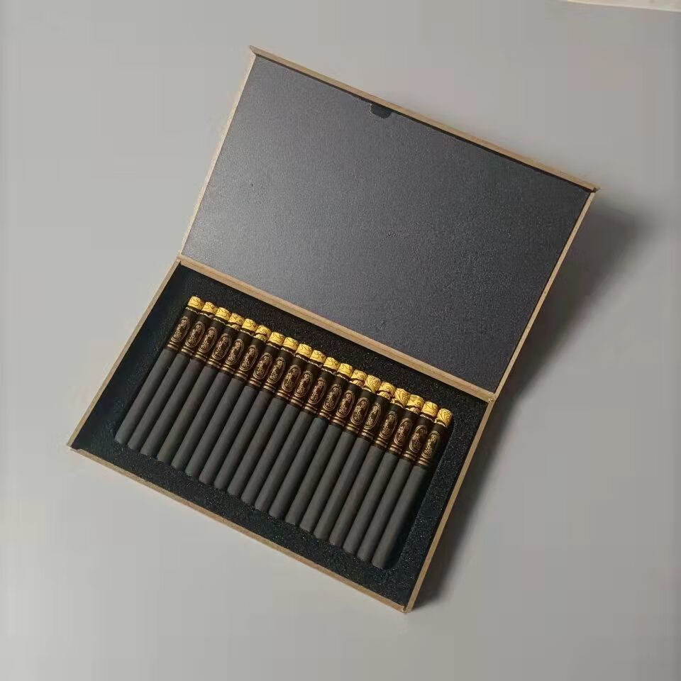 【京选】正宗粗雪茄一支一礼盒宝森源19支奶香巧克力玫瑰味小黑巴雪茄
