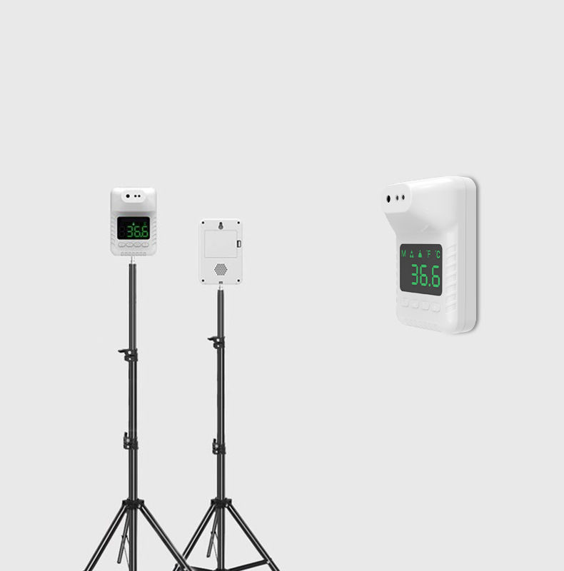 红外线测温仪立式门口全自动立式电子体温检测仪商用远距离一体测量仪