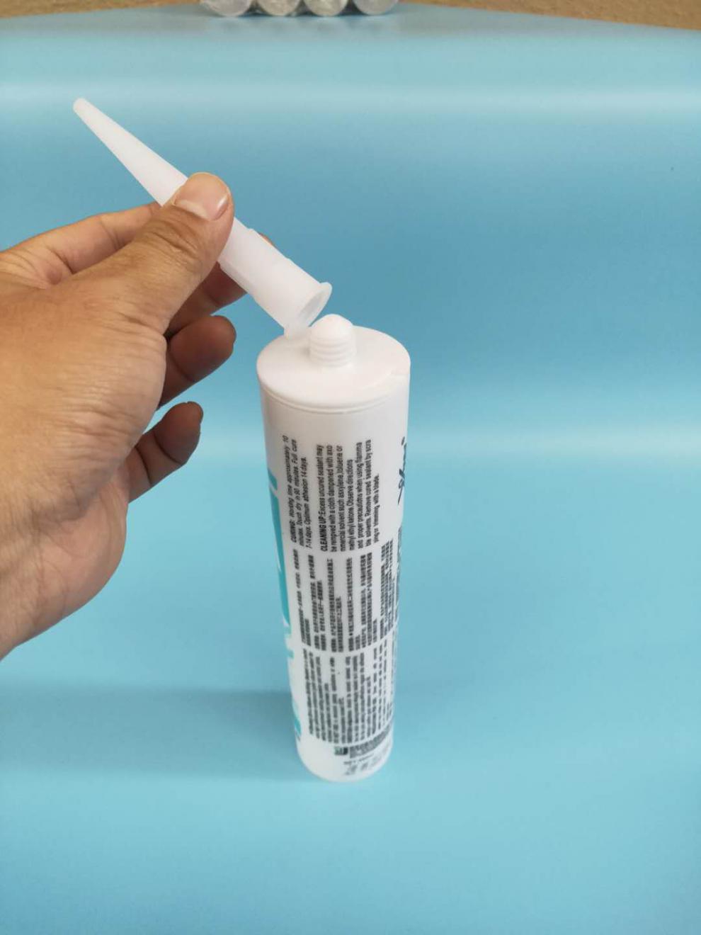 玻璃胶枪头通用胶嘴发泡胶胶管结构胶打胶嘴 胶头玻璃胶枪嘴 140个胶