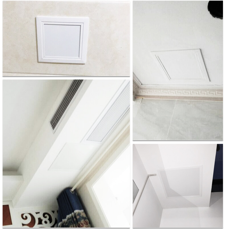 全铝合金中央空调检修口盖板吊顶维修孔顶面检查口 300mm*300mm【图片