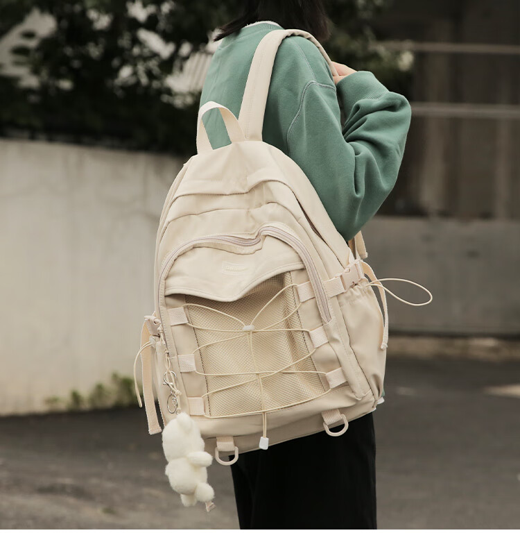 益福成书包女原宿风ins日系背包夏男潮酷原创小众设计高中大学生双肩