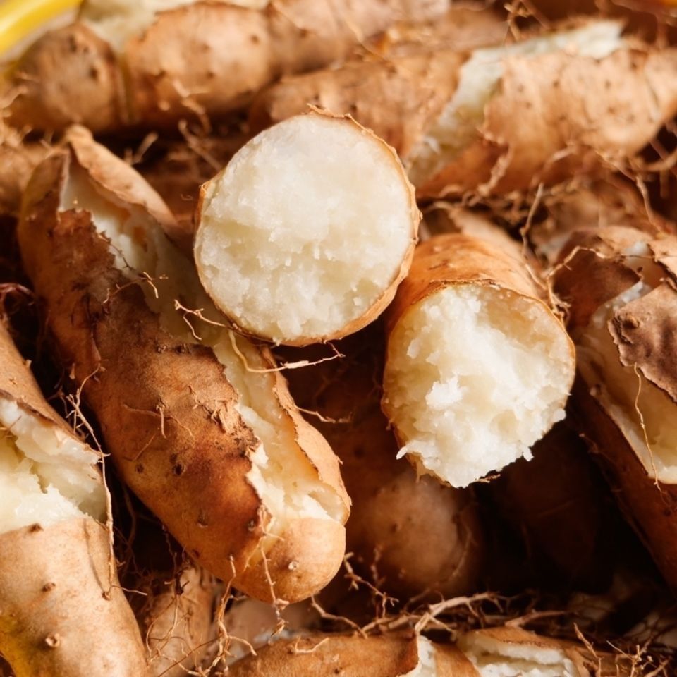 新鲜猪仔薯甜薯火苕薯粉糯香山药脚板薯土薯山薯 (5斤装)大薯【图片