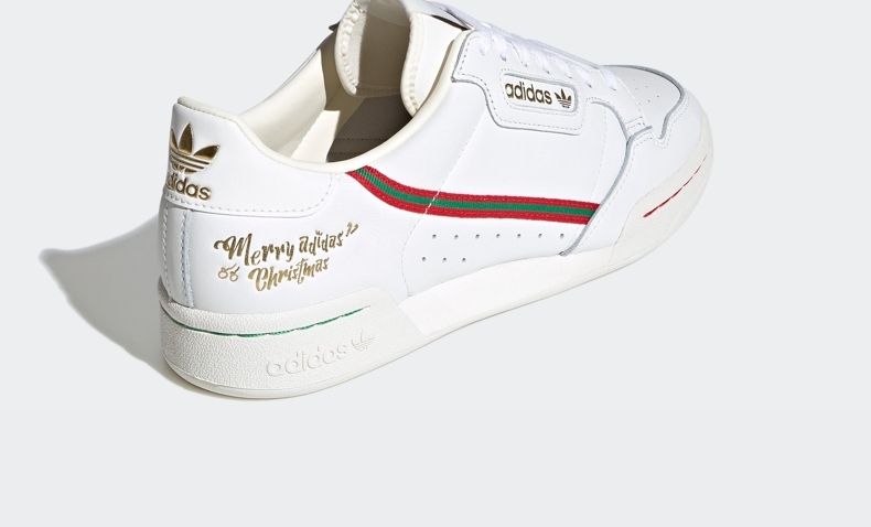 adidas阿迪达斯官网三叶草continental 80男女经典运动鞋fz5465 白/金