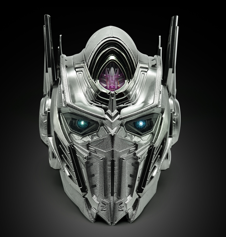 变形玩具电影擎天op柱面罩金刚可穿戴声光版男孩儿童玩具头盔元旦圣诞