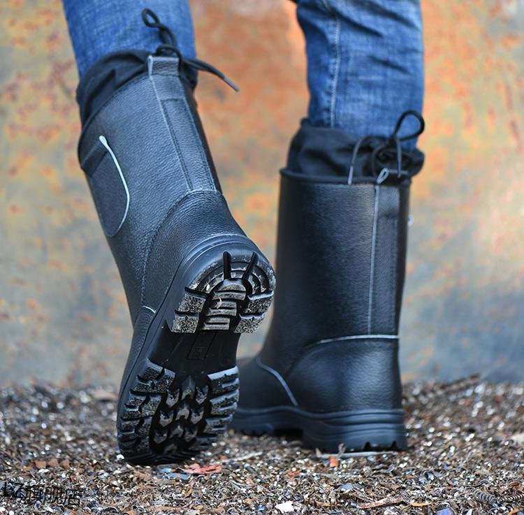 开专普票中石油工人油田劳保鞋工作靴劳保靴子高筒高帮防砸防刺穿男