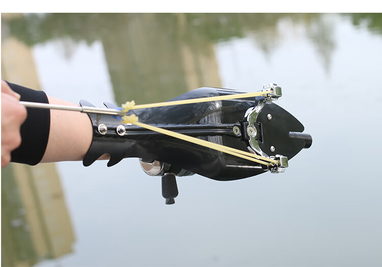 新款射鱼神器打鱼弹弓高精准度鱼镖套装带激光捕鱼鱼鳔鱼箭弹工 实惠