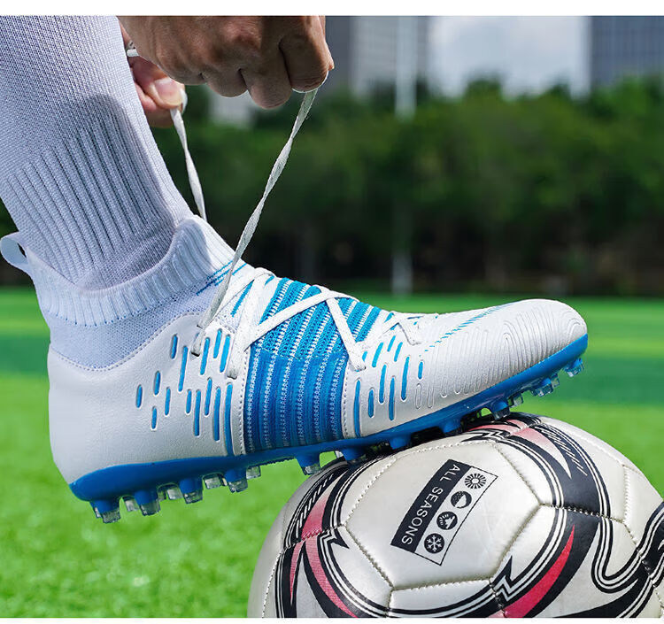 内马尔限量版足球鞋男高帮mg短钉tf碎钉鞋草地刺客15透气训练鞋梅西s9