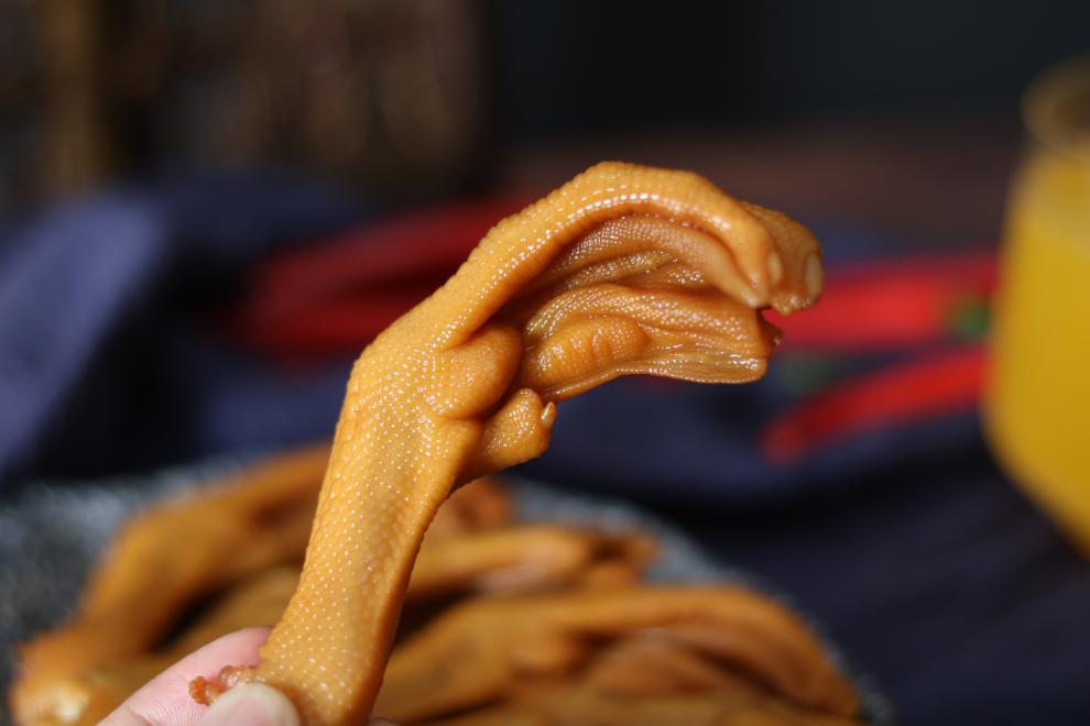 【抖音同款】鸭精彩香辣味泡鸭爪清香味龙岩凤爪福建特产鸭掌鸭脚零食