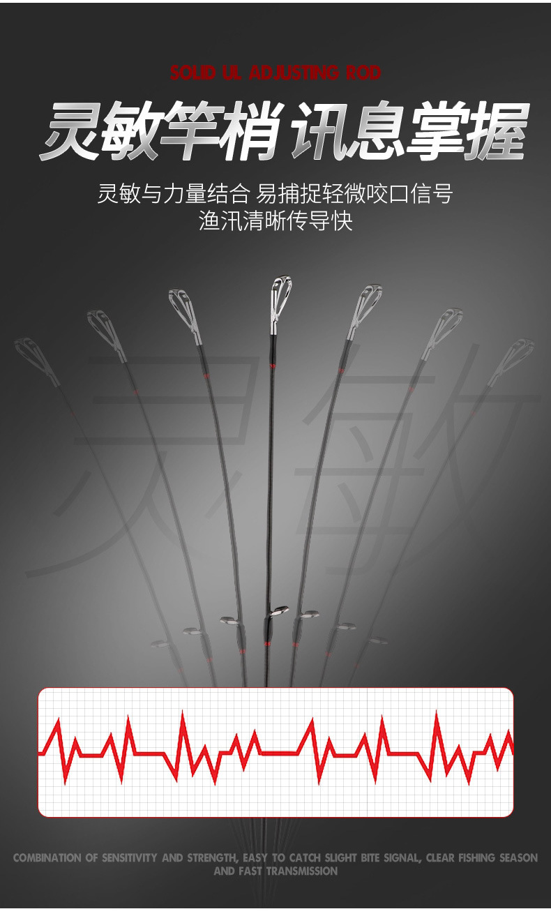 旗舰新品翘嘴竿鲈鱼竿鳜鱼竿鲑鱼竿狗鱼竿路亚竿l调ml调实木把手马口
